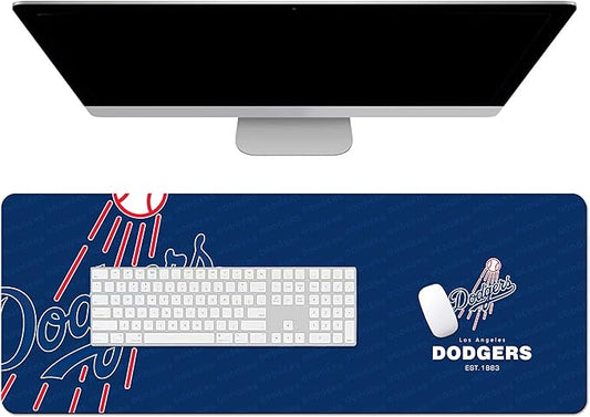 Extended Big Mouse Pad Large,XL Gaming Mouse Pad Desk Pad,31.5x11.8inch Long Computer Keyboard Mouse Mat Mousepad with 3mm Non-Slip Base and Stitched Edge for Home Office Work