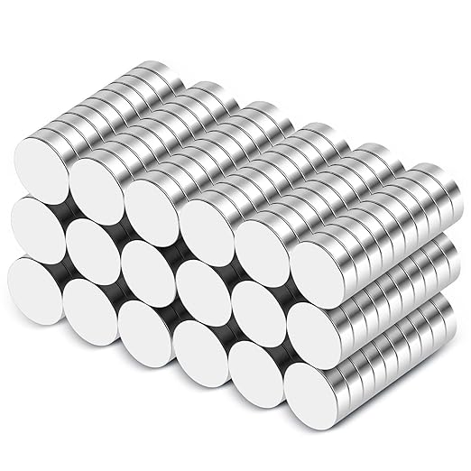 Small Magnet, 180 Pack Refrigerator Magnets 6x2mm Rare Earth Magnets Neodymium Magnet for Crafts, Whiteboard, Kitchen Cabinet