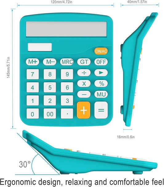 Helect Calculator, Standard Function Calculator (Blue)