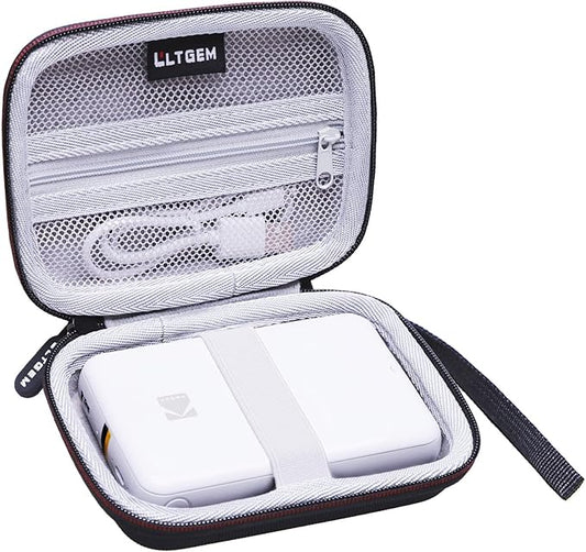 LTGEM Hard Case Compatible with Kodak Step Mobile Photo Mini Color Printer/Kodak Smile Instant Digital Printer - Protective Travel Carrying Storage Bag