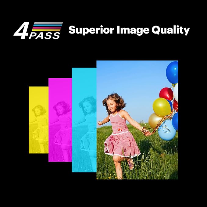 KODAK Mini 2 ERA 4PASS Portable Photo Printer (Yellow, Printer + Initial 8 Sheets + 60 Sheets + Accessories)