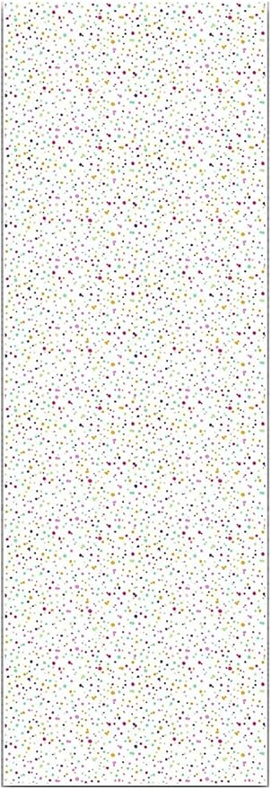 APPLIANCE ART Deluxe School Locker Magnetic Wallpaper | Decorative | Magnetic Vinyl for Instant Update | Trimmable | Easy Install, Remove & Reuse | Rainbow Sprinkles Single Panel