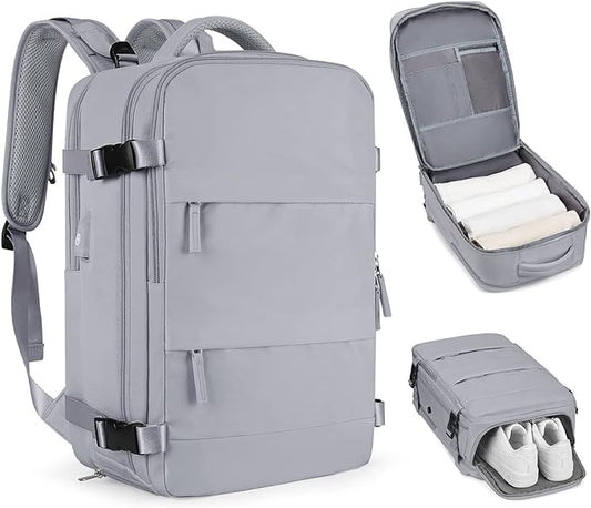 Personal Item Travel Backpack For Women Men Airline Approved Carry On Backpack Flight Approved Waterproof Sports Luggage Backpack Casual Daypack Small Hiking Backpack
