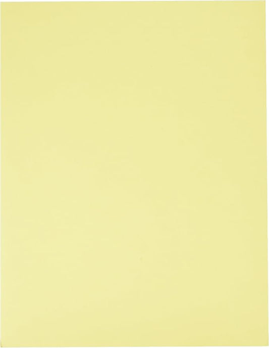 LUXPaper 8.5" x 11" Paper | Letter Size | Pastel Canary Yellow | 60lb. Text | 250 Qty