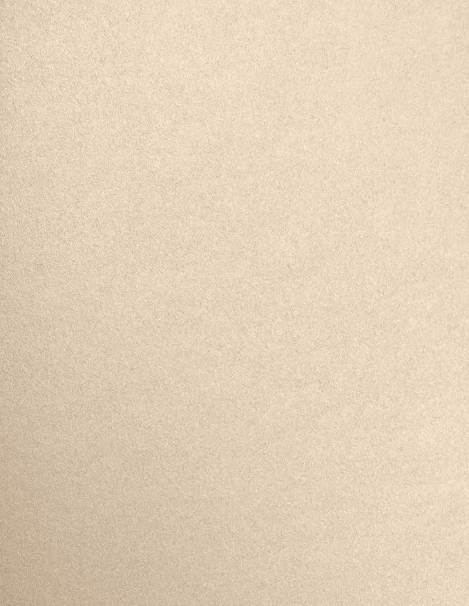 LUXPaper 8.5" x 11" Cardstock | Letter Size | Taupe Metallic | 105lb. Cover (192lb. Text) | 50 Qty