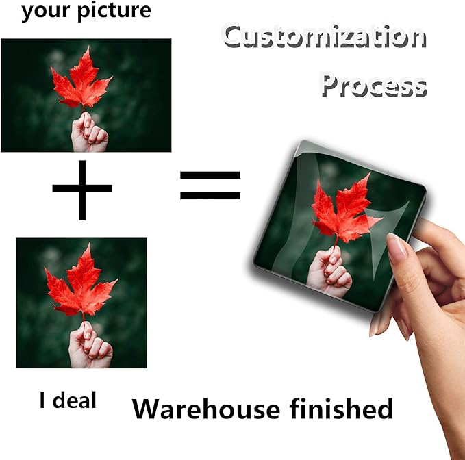 3PCS 40MM Square Picture Magnets Photo Custom Fridge Magnet Personalized Refrigerator Magnets for Whiteboard Decorative Funny Magnets for Kitchen Office