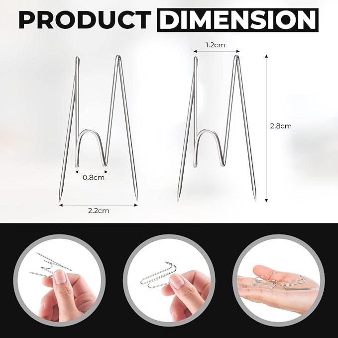 50Pcs Cubicle Hooks - Fabric Panel Wall Hooks with Clear Storage Box for Office, Home, School Decor & DIY Parties