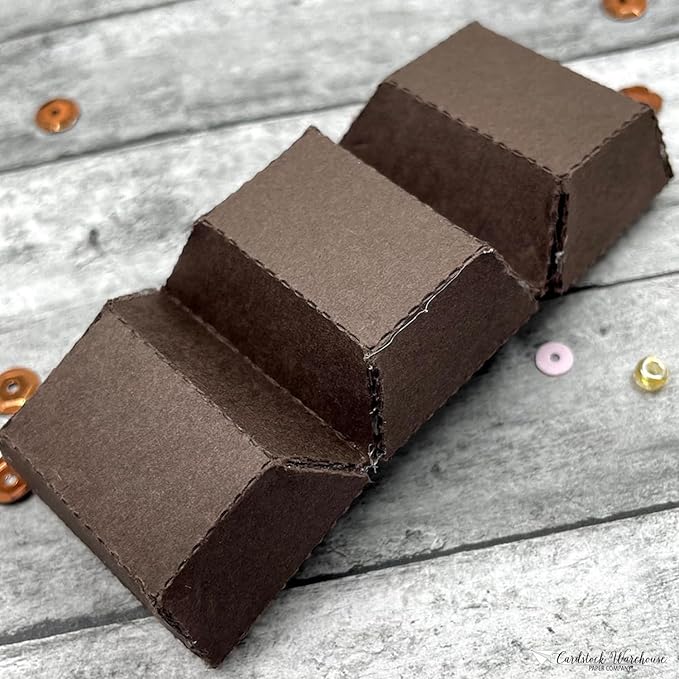 Cardstock Warehouse Pop-Tone Hot Fudge Brown Cardstock Paper – 50 Sheets, 8.5 x 11" - 65 lb / 175 GSM Premium Brown Card Stock for Die-cutting, Crafts, Printing, Card Making and DIY Projects