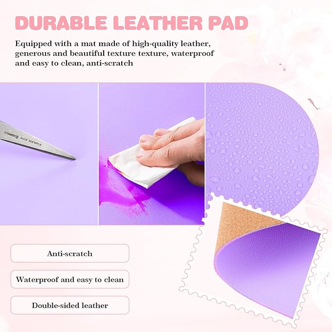 abcGoodefg 25 PCS Purple School Locker Accessories Kit for Girls with Locker Shelf Include Magnetic Mirror and Whiteboard Pen Holder Marker Rug Magnets Fur Pencil Bag and Secret Notebook