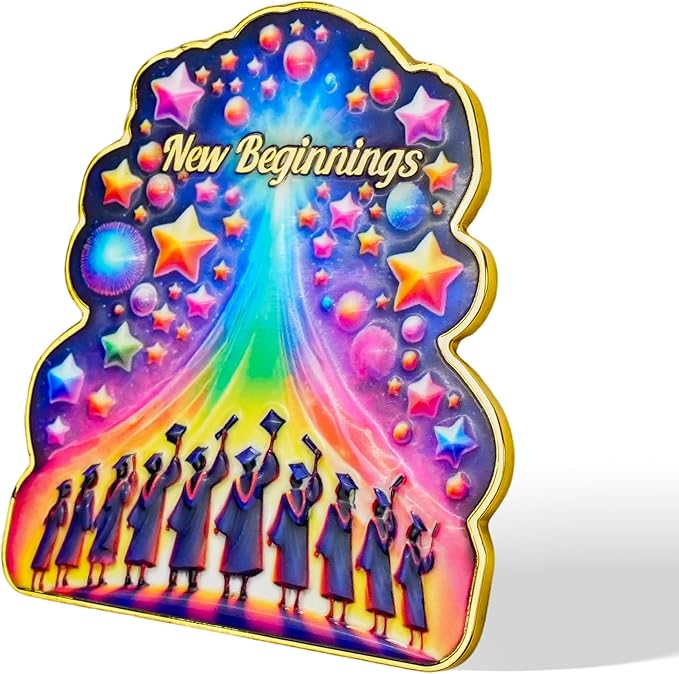 Rainbow Graduation Refrigerator Magnet Colorful Fridge Magnet and Cute Decorative Magnet Ideal for Office Kitchen Locker