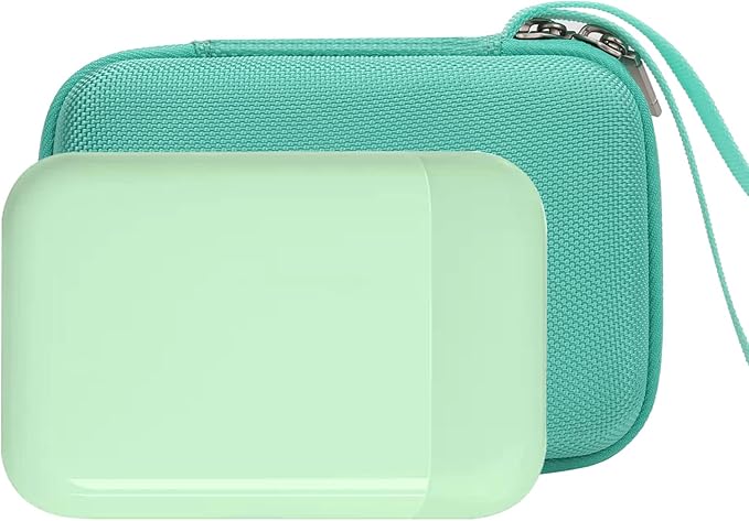 khanka Hard Travel Case Compatible with Liene 2x3” Photo Printer- Mini Instant Portable Photo Printer,Case Only (Green)