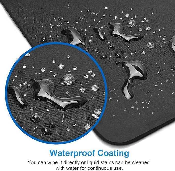 Customized Square Gaming Office Mouse Pad, Wave Beach Anti Slip Rubber Base Mouse Pad, Suitable for Desktop and Laptop Computer Mouse Pads