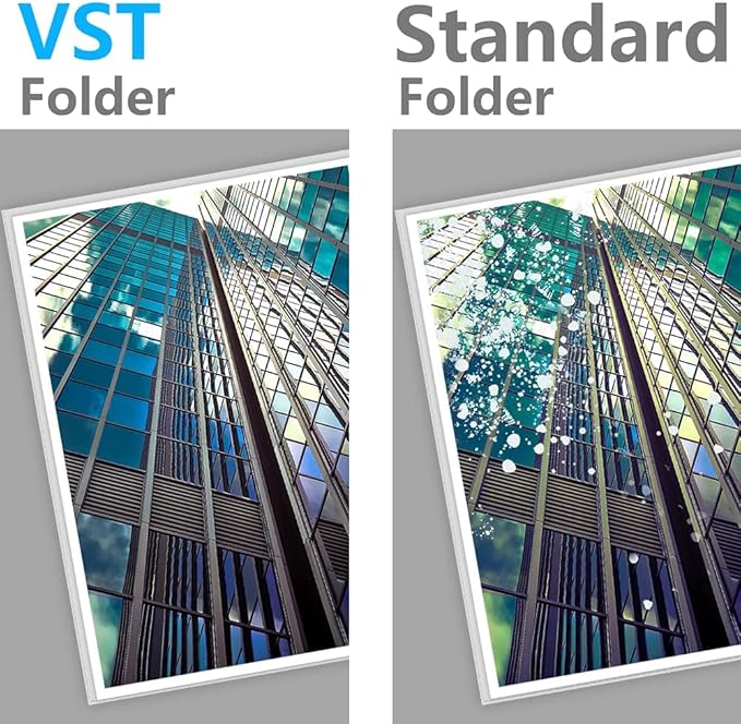 VST Heavy Duty Sheet Protectors 8.5 x 11 Inches for 3 Ring Binder, 3 Mil Crystal Clear Page Protectors, Plastic Sleeves for Binders, Top Loading Paper Protector Letter Size,500 Sheets