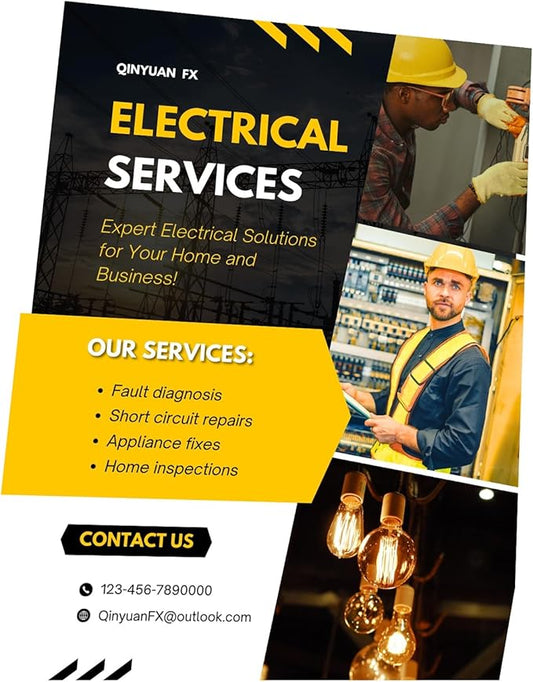 Custom Flyers,Custom Business Brochure Flyers Printing for Small Business,9 Sizes, 30-200 pcs, Upload Your Design.