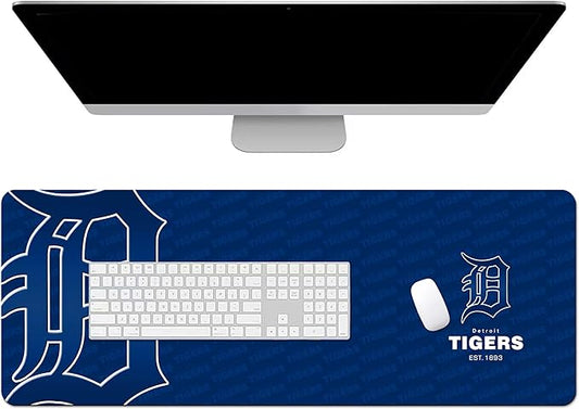Waterproof Mouse Pad - Extended Contour Mouse Mat for Home and Office, Large Gaming Mousepad Laptop Keyboard Mat with Non-Slip Rubber Base, Stitched Edges