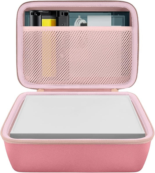 khanka Case Compatible with M100 M200 Liene 4x6'' Photo Printer, Wi-Fi Picture Printer,Case Only(Pink)