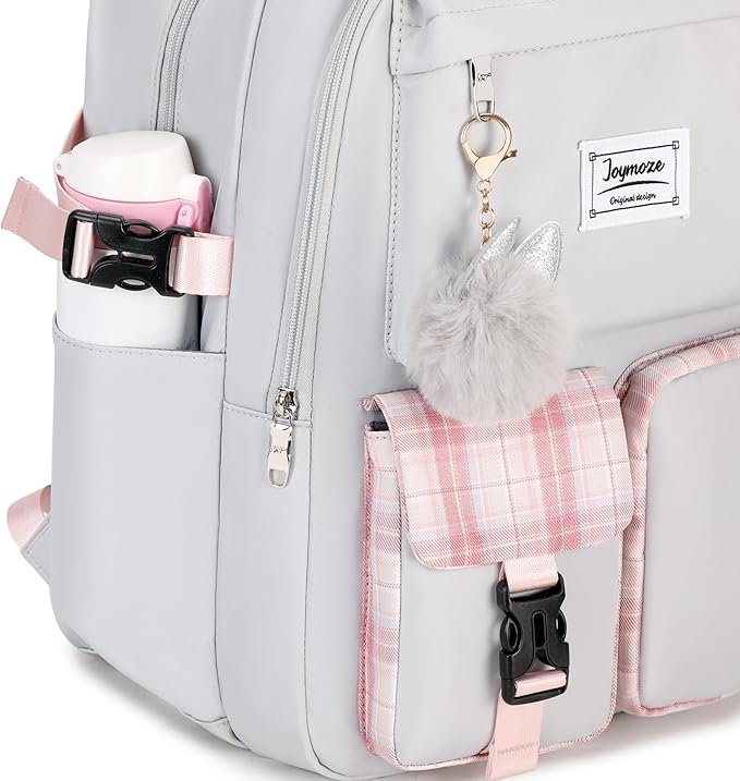 Cute Backpack for Girl Teenager Daily Backpack Women Backpack Purse Grey