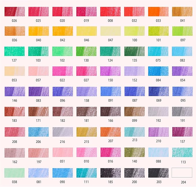 KALOUR 72 Colored Pencils for Adult Coloring Book,With Coloring Book,Zipper Slot Pencil Case,with Sharpener,Soft Core,7 Metallic Color,Ideal for Layering Blending,for Artists Beginners Kids(Pink)