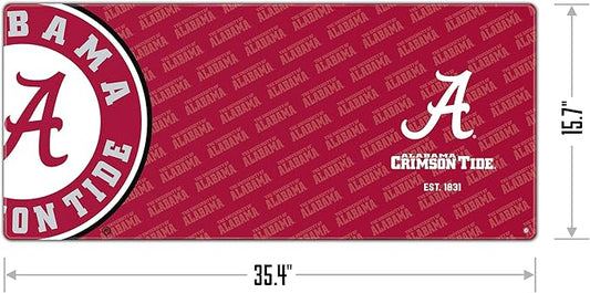 YouTheFan NCAA Alabama Crimson Tide Logo Series Desk Pad