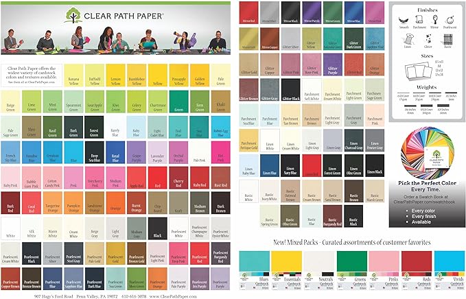 Clear Path Paper Banana Yellow Cardstock - 8.5 x 11 inch - 100Lb Cover - 25 Sheets