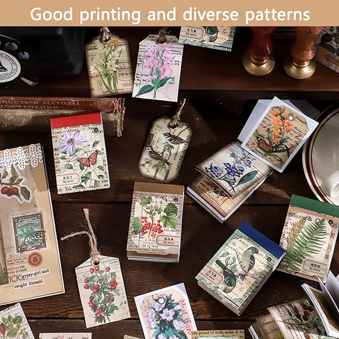 Washi Stickers, 12 Sets 600 Pcs Aesthetic Sticker Book for DIY Journaling, Journaling Supplies for Bullet Journal Art Diary Card Craft Gifts Planner Notebook