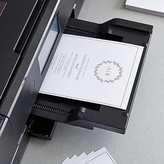 Card Stock Paper - 5x7 In White, 200 ct, 300 GSM (110 Lb) - Heavyweight Cardstock for Wedding Invitations & Invitation Cardstock, Blank Flashcards, Postcard Paper, Recipe Cards