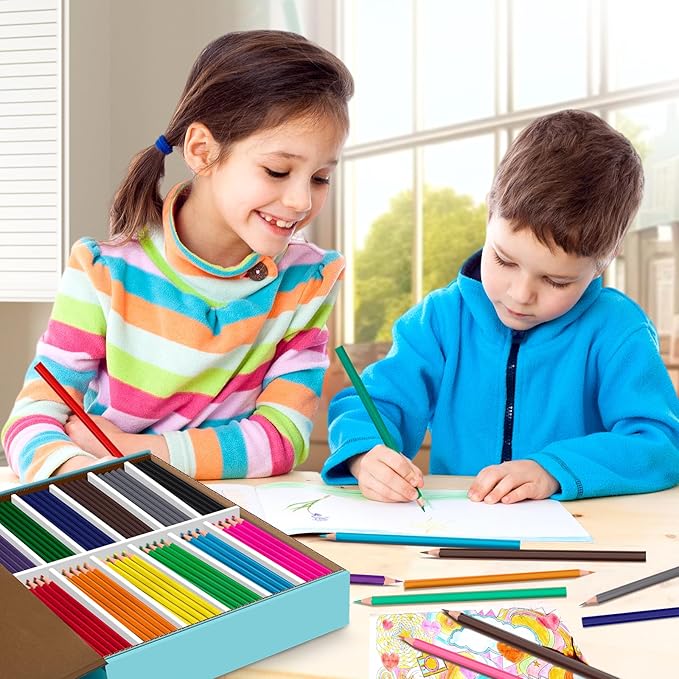 480 Count Colored Pencils Bulk, 12 Assorted Colors, Pre-sharpened Coloring Pencils Set for Kids and Adult, Teachers Essential Classroom Prizes, Back to School Supplies