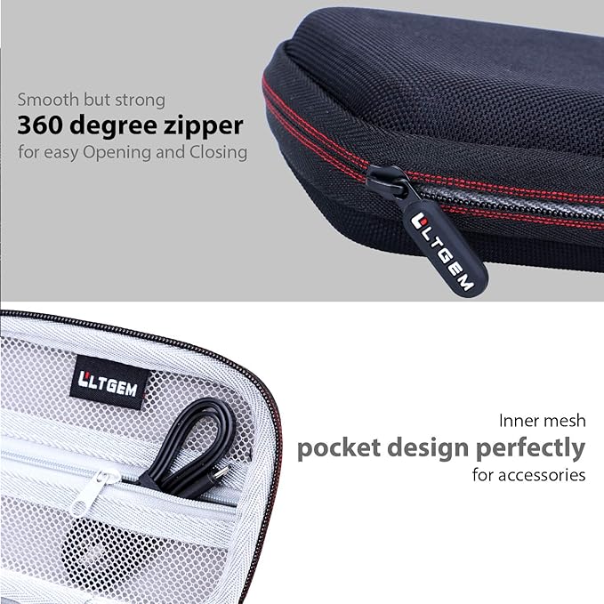 LTGEM Hard Case Compatible with Kodak Step Mobile Photo Mini Color Printer/Kodak Smile Instant Digital Printer - Protective Travel Carrying Storage Bag