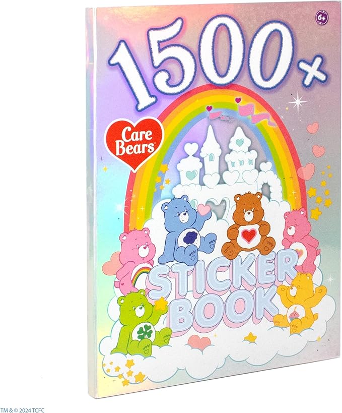 Care Bears Sticker Book, 1500 Cute Stickers for Scrapbooks, Planners, Features Letter Stickers, Planner Stickers, Laptop Stickers, Water Bottle Stickers for Kids Teens, School Supplies For Kids