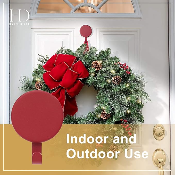 Haute Decor Attract Magnetic Hanger, 1 Pack - Strong Magnet Hook for Metal Doors and Surfaces