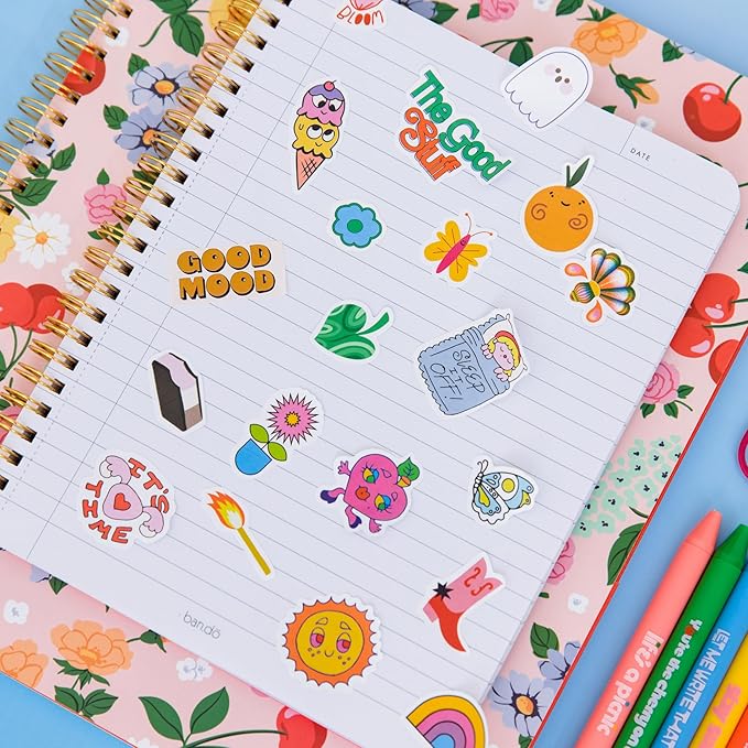 ban.do Sticker Book with Over 700 Assorted Stickers and 35 Sheets, Fun/Colorful/Aesthetic Pack with for Scrapbooking Planners or Journals (Issue 10)
