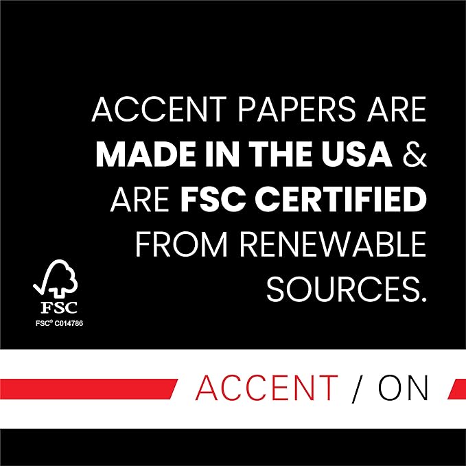 Accent Opaque Cream Printer Paper, 8.5” x 11” 28lb Bond/70lb Text Copy Paper – 2,000 Sheets (8 Reams) – Premium Computer Paper with Smooth Finish – 97 Bright, 104gsm – Warm White Copy Paper – 188176C