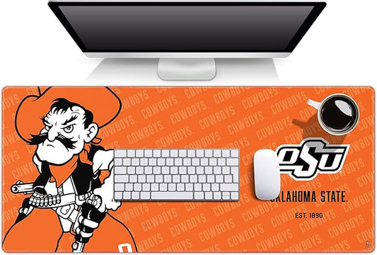 YouTheFan NCAA Oklahoma State Cowboys Logo Series Desk Pad