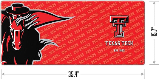 YouTheFan NCAA Texas Tech Red Raiders Logo Series Desk Pad