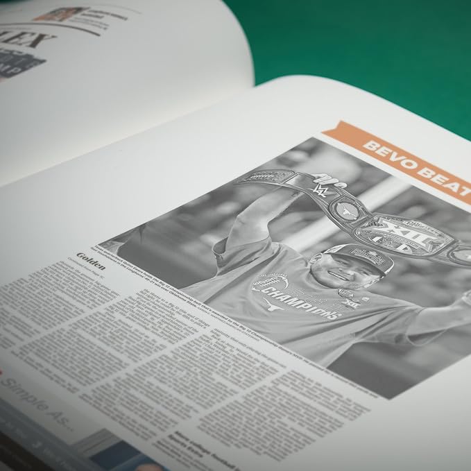 Signature gifts Personalized College Football Newspaper History Book, A3 Large Deluxe Hardcover - College Football Fan, Alumni, Students Keepsake Gift