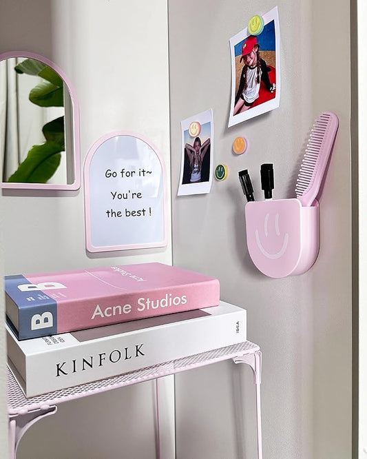 10 pcs - Locker Accessories, Locker Decorations Including Mirrors, whiteboards, Magnets and organizing Supplies. Ideal for Back-to-School Essentials and The Office (10 Pcs - Purple)