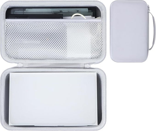 Hard Case Replacement for Liene 4x6'' Photo Printer Full-Color Portable Instant Photo Printer (White Case)