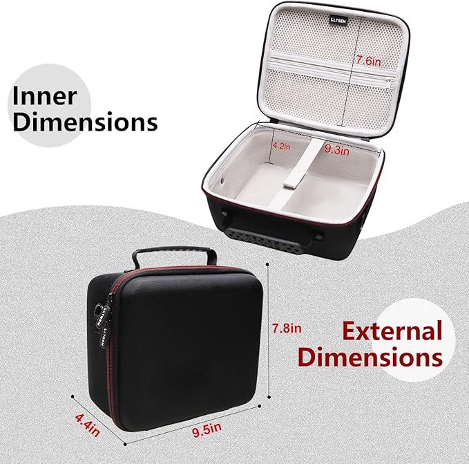 LTGEM Hard Case Compatible with Canon SELPHY CP1500 / CP1300 / CP1200 Compact Photo Printer/Portable Photo Printer (with Shoulder Strap)