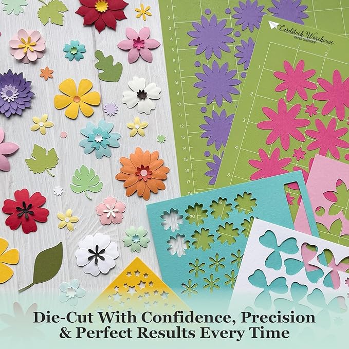 Cardstock Warehouse Pop-Tone Berrylicious Blue Cardstock Paper – 50 Sheets, 8.5 x 11" - 65 lb / 175 GSM Premium Blue Card Stock for Die-cutting, Crafts, Printing, Card Making and DIY Projects