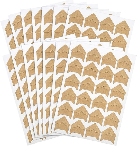 DERAYEE 12 Sheets/288 PCS Photo Corner Stickers, Self-Adhesive Photo Mounting Corners for Scrapbooking Photo Album Diary DIY Craft Paper