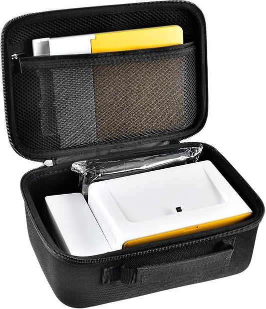 Case Compatible with Kodak Dock Plus/for Kodak Dock Premium Wi-Fi Portable 4x6” Instant Photo Printer. Bluetooth Photo Printing Holder for Adapter, Cartridge, Paper, Power Cord (Box Only) - Black