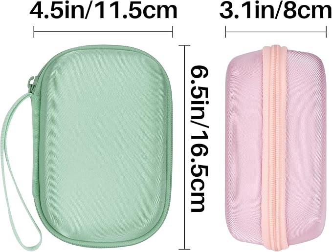 Storage Case Compatible with Liene 2x3” Photo Printer Mini Instant Portable Color Mono Photo Printer (Off White Case)