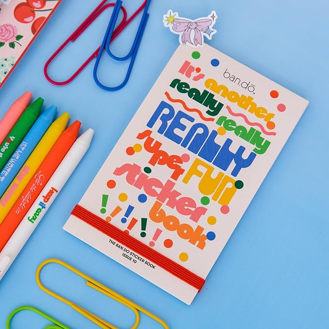 ban.do Sticker Book with Over 700 Assorted Stickers and 35 Sheets, Fun/Colorful/Aesthetic Pack with for Scrapbooking Planners or Journals (Issue 10)