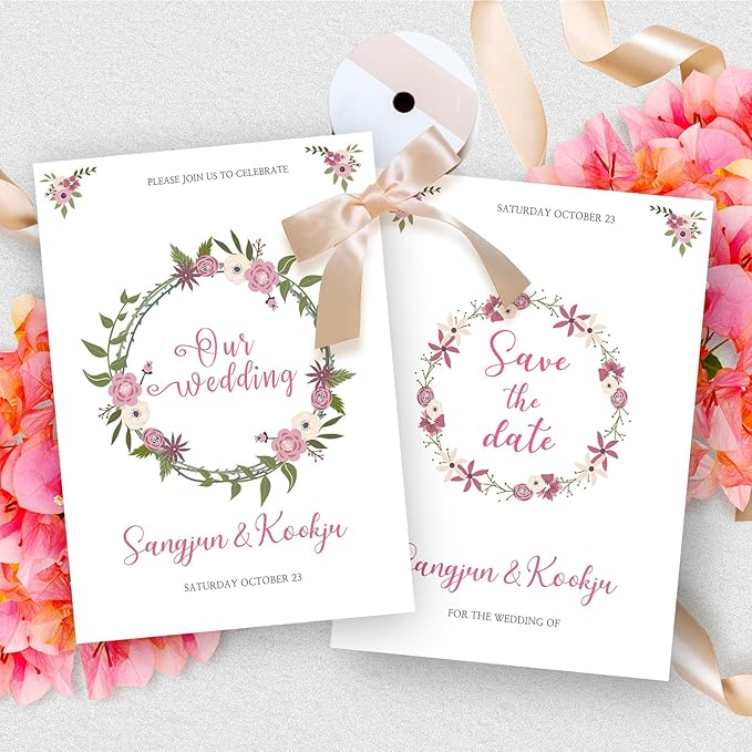 Ftumertly 50 Sheets White Cardstock 8.5 x 11, Card Stock 92lb/250gsm Thick Cardstock, Printer Paper Cover Stock for Invitations, Menus, Scrapbooking, DIY Cards, Wedding