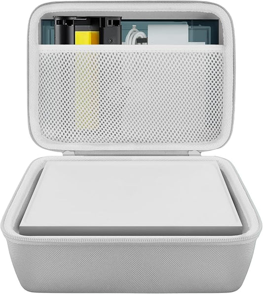 khanka Case Compatible with M100 M200 Liene 4x6'' Photo Printer, Wi-Fi Picture Printer,Case Only(White)