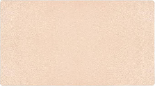 Nekmit Leather Desk Blotter Pad 36 x 20 Inches, Flat, Non-Slip, Waterproof, Apricot, Ideal for Office and Home and More