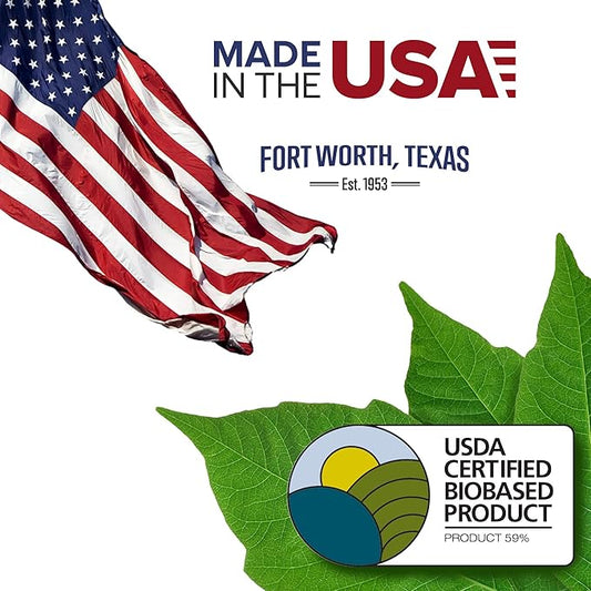 Samsill Plant-Based 3 Inch Durable Round Ring, Made in USA, View Binder, Eco-Friendly, USDA Certified Biobased, Single, White