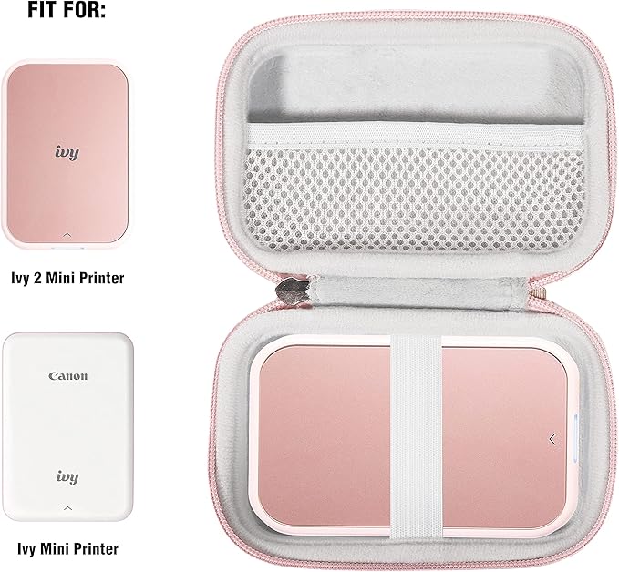 CaseSack Case for New Canon Ivy 2 Mini Photo Printer, Canon IVY Mini Photo Printer, CLIQ+, CLIQ, CLIQ 2, CLIQ+2