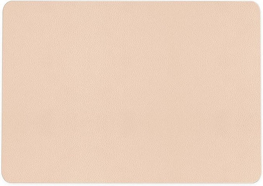 Nekmit Leather Desk Blotter Pad 17 x 12 Inches, Flat, Non-Slip, Waterproof, Apricot