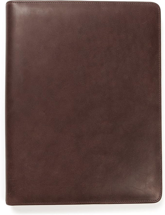 Leatherology Premium Mahogany Standard Padfolio with Pen Loop